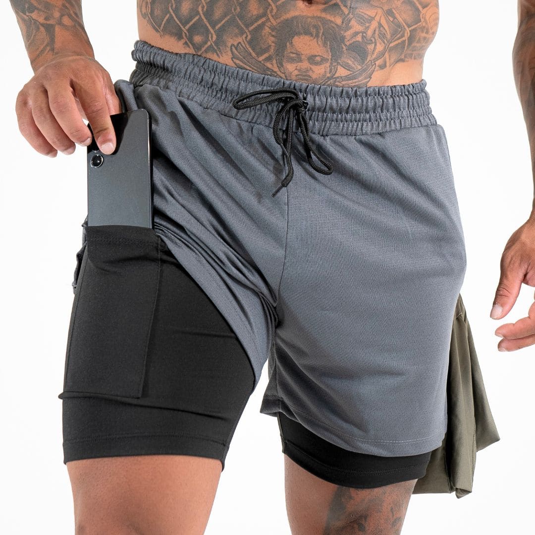 Kit 3 Bermudas Dryfit de Compressão Speed Run