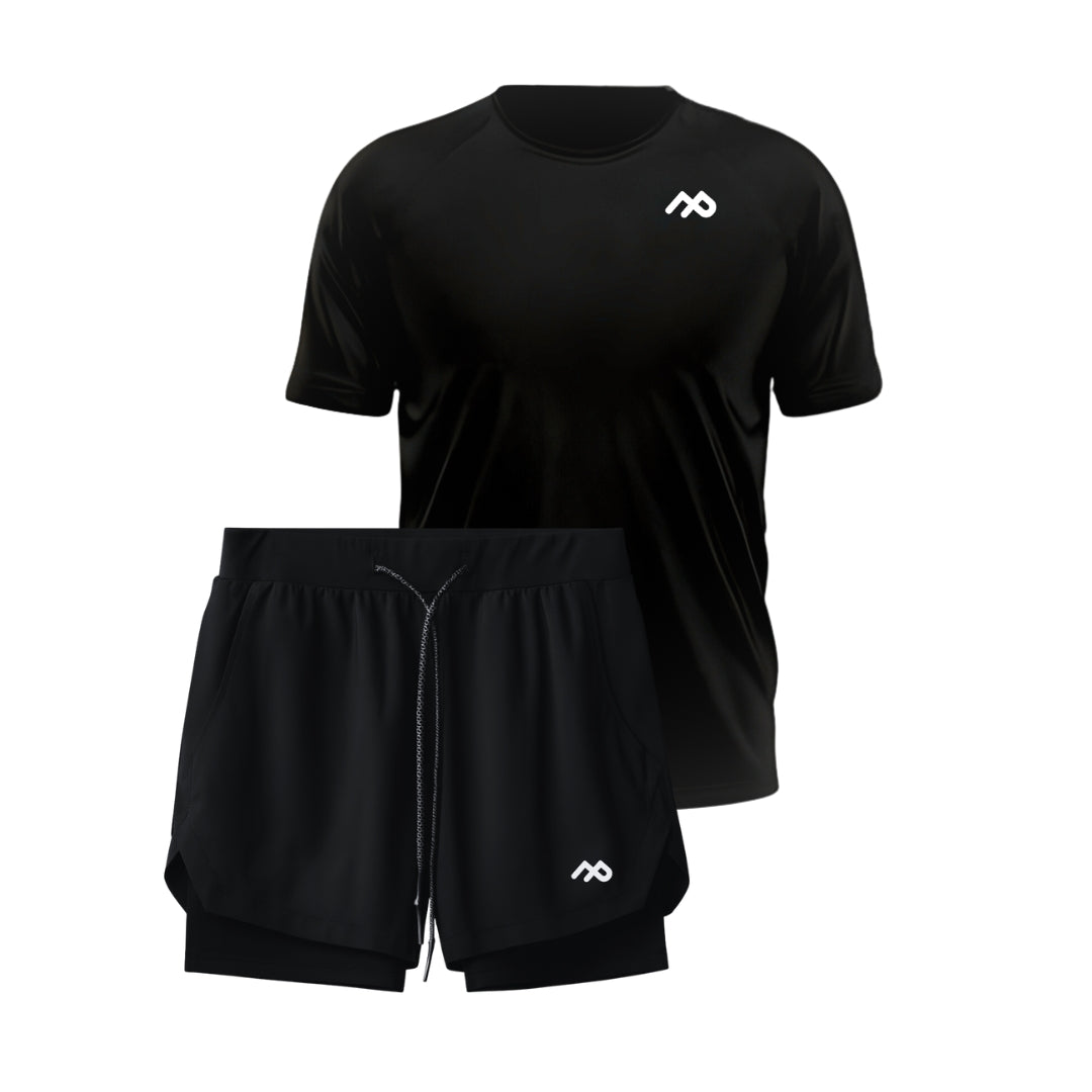 Kit 1 Camiseta UV50 + 1 Short Dry-Fit Speed Run