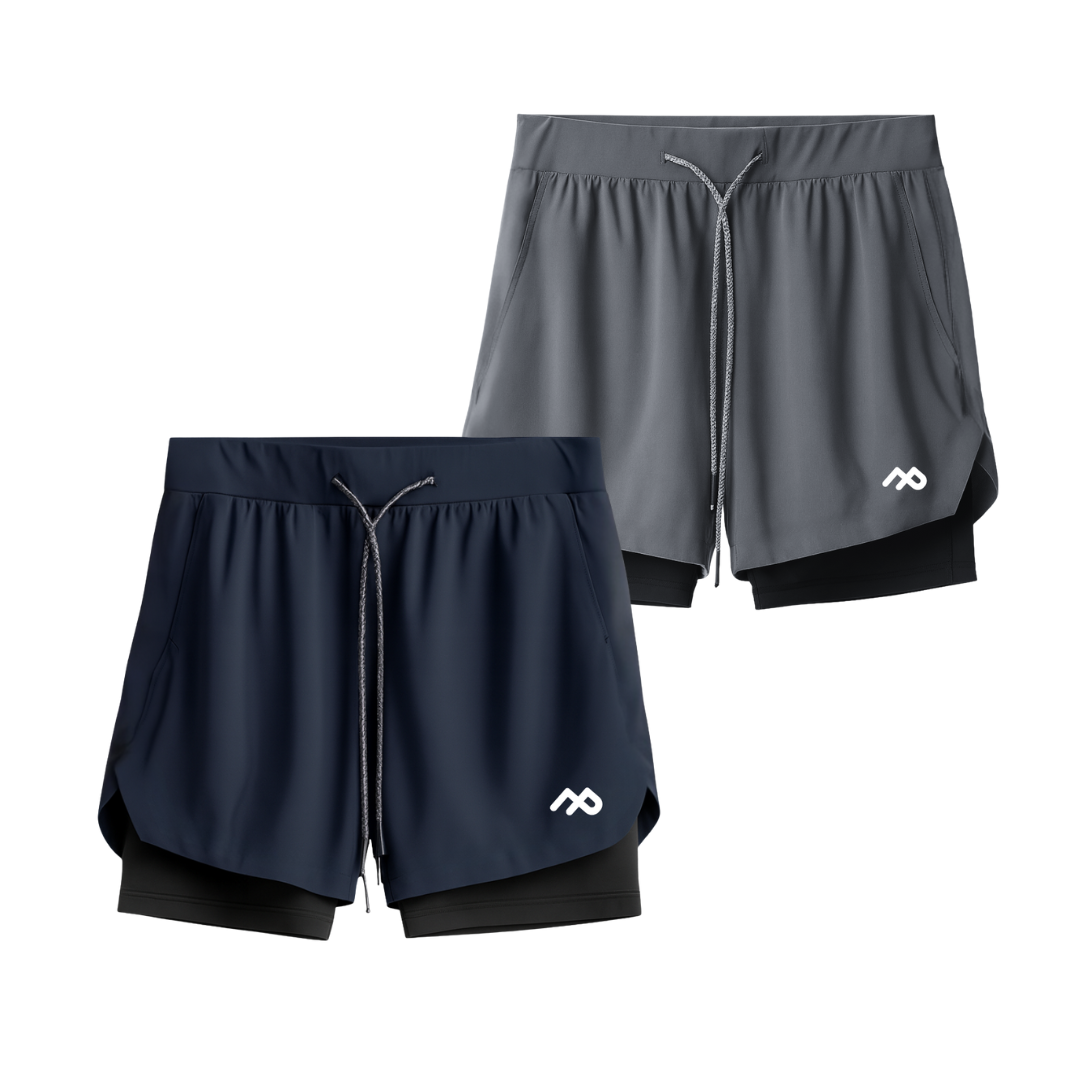 COMPRE 1 LEVE 2 - Shorts Dry-Fit Antissuor de Compressão