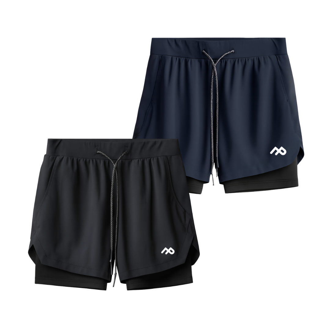 COMPRE 1 LEVE 2 - Shorts Dry-Fit de compressão esportivo
