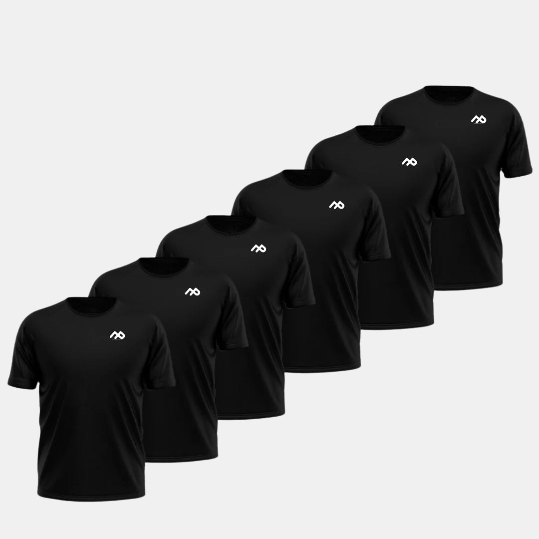 Kit camisetas pretas 