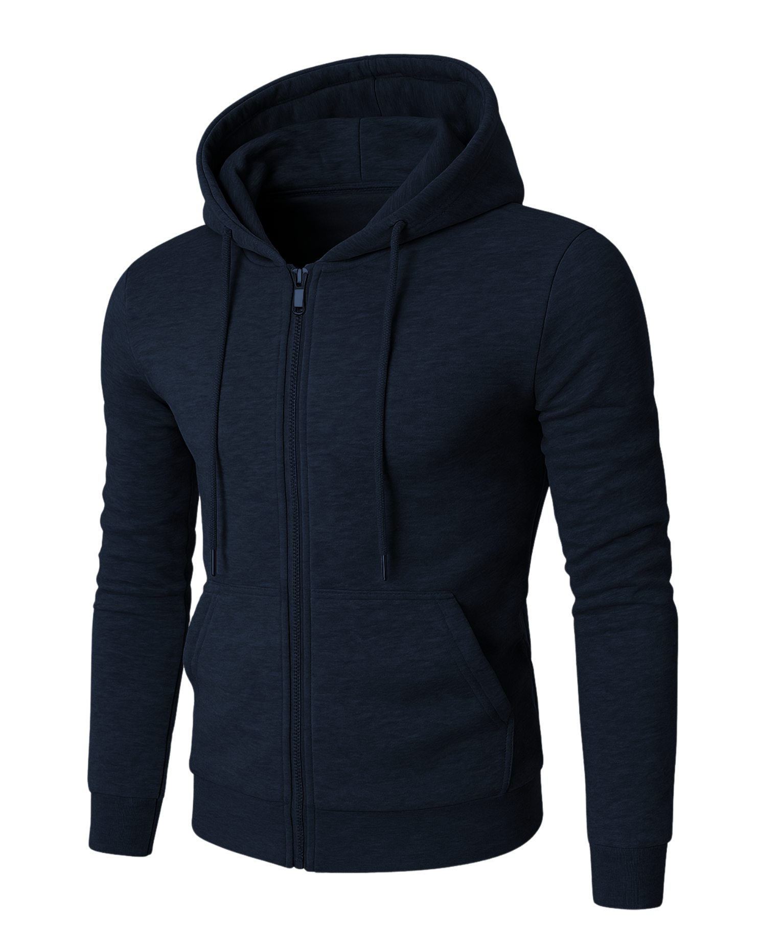Jaqueta de moletom masculina Urban Shield Speed Run vista frontal, com capuz e bolso canguru
