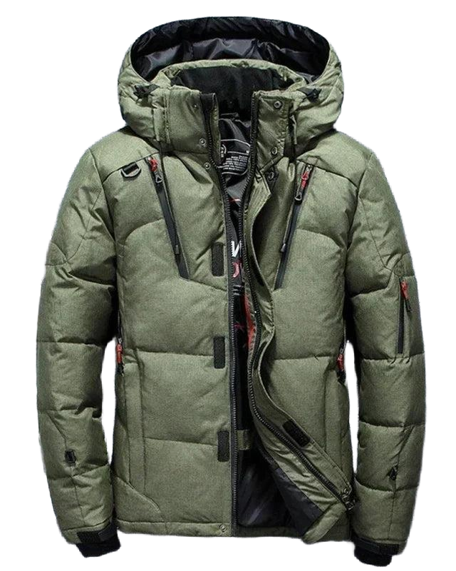 Jaqueta Puffer Masculina Speed Run com isolamento térmico